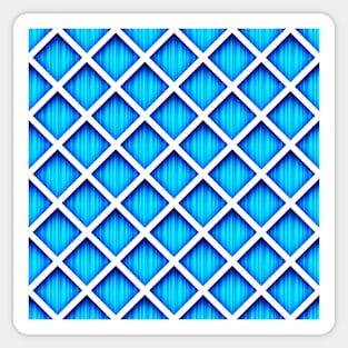 3d Geometric Pattern, Rhombic  Motif, Monochromatic Coloring Sticker